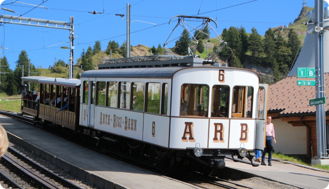 Chemins de fer du Rigi Voayage bon marché Suisse